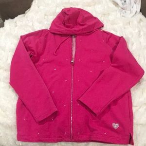 Pink Glam Sparkle Hoodie